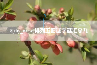 巴音郭楞蒙古排列五图谜字谜汇总九