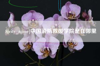 巴音郭楞蒙古中国消防救援学院是在哪里