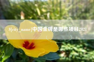 巴音郭楞蒙古中国金牌是哪些项目2021