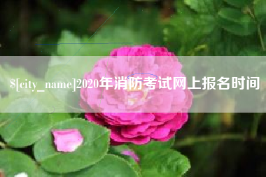 巴音郭楞蒙古2020年消防考试网上报名时间