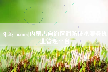 巴音郭楞蒙古内蒙古自治区消防技术服务执业管理平台