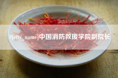 巴音郭楞蒙古中国消防救援学院副院长