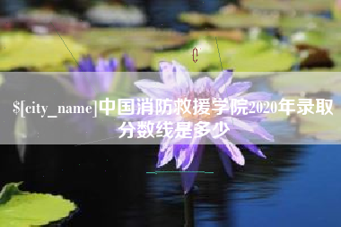 巴音郭楞蒙古中国消防救援学院2020年录取分数线是多少
