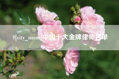 巴音郭楞蒙古中国十大金牌律师名单