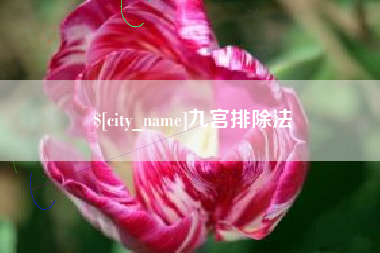 巴音郭楞蒙古九宫排除法