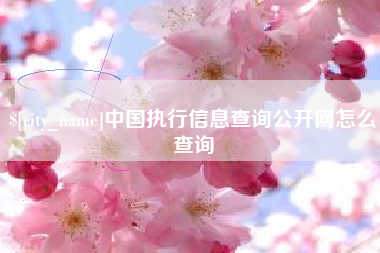 巴音郭楞蒙古中国执行信息查询公开网怎么查询