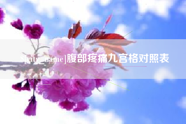 巴音郭楞蒙古腹部疼痛九宫格对照表