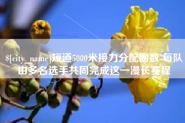 巴音郭楞蒙古短道5000米接力分配圈数-每队由多名选手共同完成这一漫长赛程