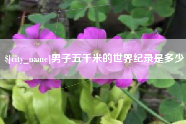 巴音郭楞蒙古男子五千米的世界纪录是多少