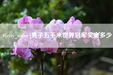 巴音郭楞蒙古男子五千米世界冠军奖金多少