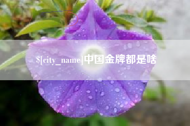巴音郭楞蒙古中国金牌都是啥