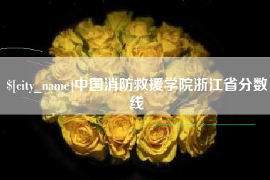 巴音郭楞蒙古中国消防救援学院浙江省分数线