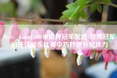巴音郭楞蒙古5000米世界冠军配速-世界冠军们往往能在比赛中巧妙地分配体力