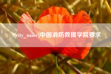 巴音郭楞蒙古中国消防救援学院要求