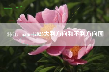 巴音郭楞蒙古2025大利方向和不利方向图
