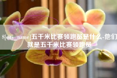 巴音郭楞蒙古五千米比赛领跑员是什么-他们就是五千米比赛领跑员