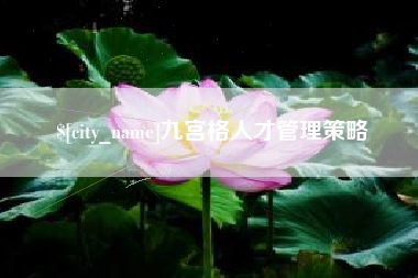 巴音郭楞蒙古九宫格人才管理策略