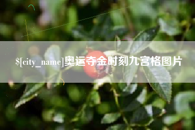 巴音郭楞蒙古奥运夺金时刻九宫格图片