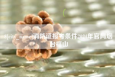 巴音郭楞蒙古消防证报考条件2024年官网烟台福山